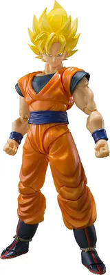 Produktbild von Tamashii Nations Goku Dragonball Z Sh Action Super Saiyan Full Power Son Figur 14 Cm Orange  Orange One Size