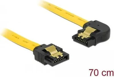 Immagine prodotto di DeLOCK 82826 Cavo di trasferimento dati SATA per disco rigido - 70 cm - 1 connettore SATA - 1 connettore SATA