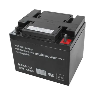 Produktbild von Multipower MP40-12 12V 40Ah olovená batéria AGM s oloveným gélom