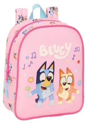 Obrázok produktu pre Modrý batoh Bluey, prispôsobiteľný, 27 cm