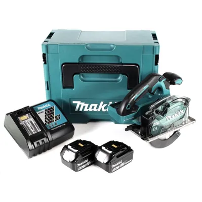 Obrázok produktu pre Makita DCS553RTJ, Kov, Čierna, Modrá, Striedavý, 15 cm, 4200 ot/min, 2 cm