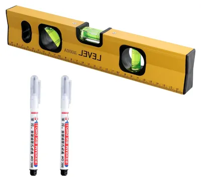 Produktbild von Magnetische Wasserwaage 30 cm mit 3 Libellen für 0°, 45° und 90°