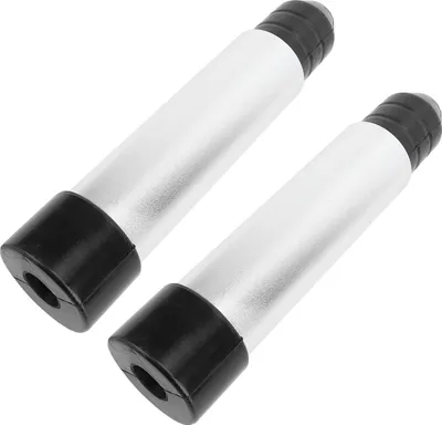 Immagine prodotto di 2 protezioni per specchio di poppa fuoribordo, lega di alluminio, supporto in gomma per motori fuoribordo, sistemi trim-tilt, argento