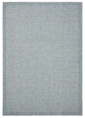 Produktbild von benuta Basic In- & Outdoor Teppich Wohnzimmer Iowa - Blau 120x170 cm - Boho Jute-Look wetterfest für Balkon, Terrasse - Schlafzimmer, Küchenteppich & Wohnzimmerteppich - Strapazierfähig & Robust