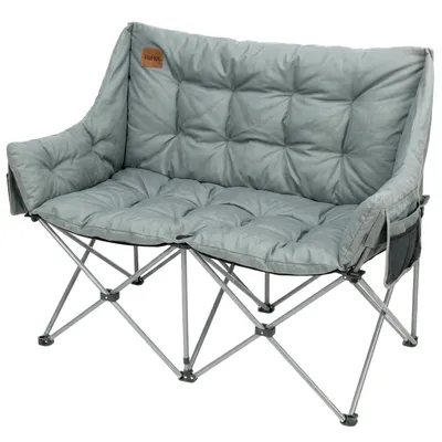 Produktbild von Doppel-Campingstuhl · Klapp-Outdoor-Loveseat · 6 cm dickes Polster · Aufbewahrungstasche · 600D Oxford PolyurethanGewebe · Stahlrohr · tragbar · Campingstühle