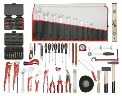 Produktbild von KS TOOLS Sanitär-Premium-Werkzeug-Satz, 120-tlg ( 116.0190 )