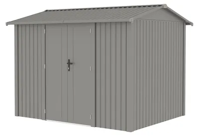 Produktbild von Westmann Signature Domus 710 Metall Gerätehaus Grau 3x2,4 m