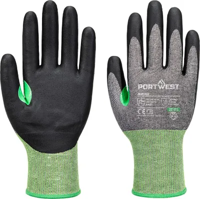 Productafbeelding van Gant Coupure Ct C18 Micro-schuim nitrilhandschoenen - Maat XS - Grijs/Zwart - Portwest