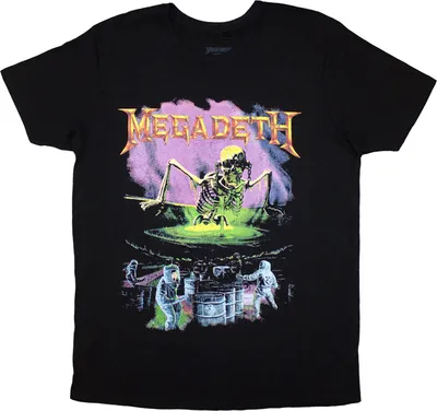 Produktbild von Megadeth - "Contaminated" T-Shirt für Herren/Damen Uni RO12735 (L) (Schwarz)