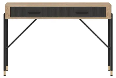Produktbild von Furniture24 Schminktisch Dante Dt19 Schreibtisch 120 X 78 X 40 Cm - Cremona Eiche/Anthrazit