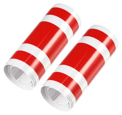 Image de Autocollants de rayures latérales - Rouge - 2 pièces