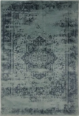 Produktbild von benuta Vintage Teppich Wohnzimmer Suki Türkis 160x230 cm Wohnzimmerteppich Schlafzimmer weich orientalisch Rechteckig
