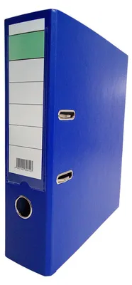 Produktbild von Aktenordner A4 blau mit Schildtasche Archivordner Dokumentenablage Büroordner