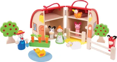 Zdjęcie produktu dla BigJigs Mini Animal Farm - gra edukacyjno-interaktywna dla dzieci