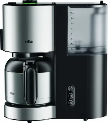 Obrázek produktu pro Braun IDCollection KF 5105 BL, Kávovar na překapávanou kávu, Mletá káva, 1000 W, Černá, Nerezová ocel