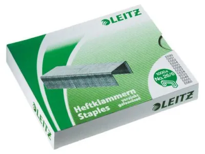 Produktbild von LEITZ Heftklammern 26/6 verzinkt 1.000 Stück