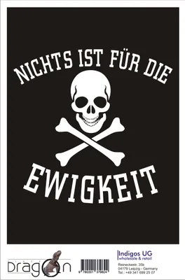 Produktbild von Aufkleber / Autoaufkleber - JDM / Die cut / Auto / OEM - Nichts ist für die Ewigkeit - 130x110 mm gold - Heckscheibe / Heckscheibenaufkleber