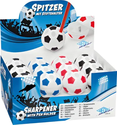Produktbild von Wedo Spitzdose einfach Fußball f.sortiert mit Stiftehalter