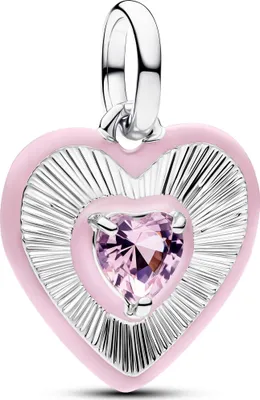 Produktbild von PANDORA Herz Medaillon-Charm, ME, Sterlingsilber