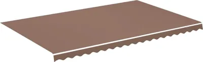 Produktbild von vidaXL Markisenbespannung Braun 5x3 m