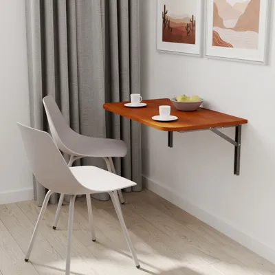 Image de AKKE Locarno Table murale pliante avec coins arrondis Lxl : 100x50 cm