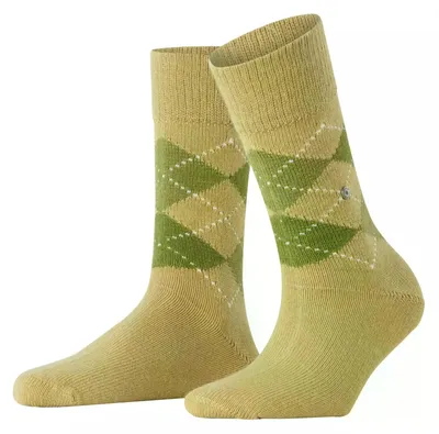 Produktbild von Burlington Damen Socken Whitby W So weich und warm gemustert 1 Paar, Grün Khaki