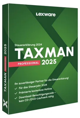 Produktbild von Lexware TAXMAN professional 2025 - Lizenz - 1 Workstation