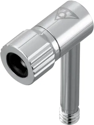 Productafbeelding van Presta adapter - Messing - Zilver