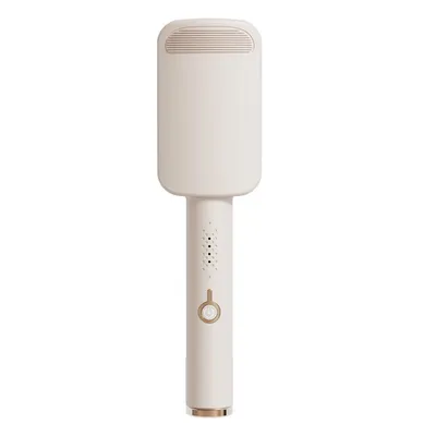 Produktbild von Lockenstab Damen, 3-Zylinder-Strand-Lockenstab, 4 Temp., Doppelspannung, Verbrühschutz, Reisesperre, schnell aufheizend, alle Haartypen (Beige)