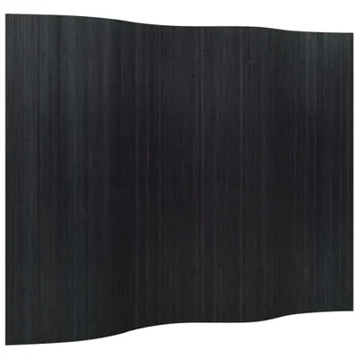 Produktbild von Paravent Schwarz Breite 250 cm Höhe 165 cm Bambus