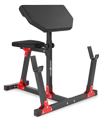 Obrázek produktu pro Marbo Sport - Skotská lavička, stroj na tricepsy, Curl Bench MH-L105 Black Red