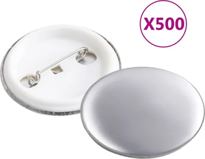 Produktbild von Möbel Button-Teile 500 Sets 37 mm - Anstecknadeln 30159
