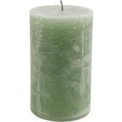Cactula Outdoor-Stumpenkerze – Hellgrün – 20 cm