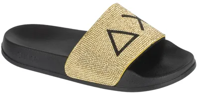 Produktbild von SUN68 Slippers Strass Logo X36211-1143, Badelatschen, Damen, Gold