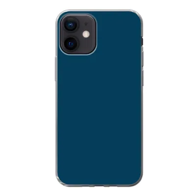 Produktbild von MuchoWow® Handyhülle Schutzhülle Hülle für iPhone 12 Indigo - Palette - Farben Silikon Softcase Handy Hülle - Schutzhülle