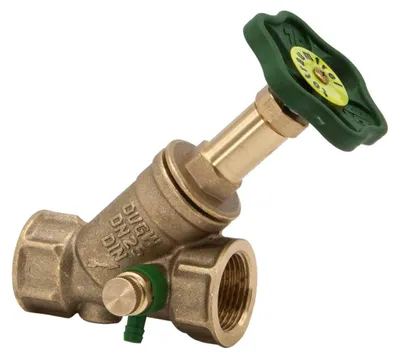 Image de Schlösser : robinet de dérivation, raccord à manchon avec purge, acier inoxydable, DN25, filetage intérieur 1", DVGW