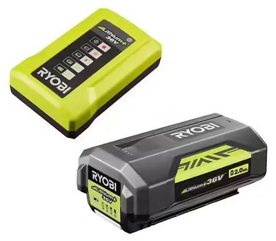 Image de Pack énergie RYOBI RY36BC17A-120  1 batterie lithium+ 36V - 2Ah et 1 chargeur 1,7A