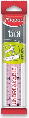 Produktbild von Lineal Maped Study Unzerbrechlich 15 cm, Farbenmix