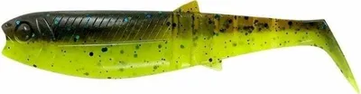 Produktbild von Savage Gear Cannibal Shad 8cm 5g - 5 Gummishads, Farbe:Chartreuse Pumpkin