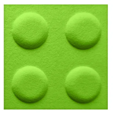 Produktbild von FOLTE 3D Wandpaneele 30x30 cm Filz - Blöcke, Kinderzimmer, Grün Farbe