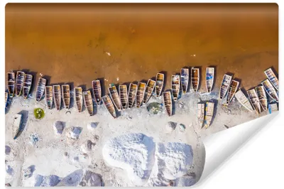Produktbild von Muralo XXL Vlies FOTOTAPETE Strand BOOTE Aussicht Vogelperspektive (B) 312 cm x (H) 219 cm Tapete Wandtapete WOHNZIMMER SCHLAFZIMMER 4617