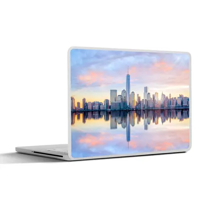 Produktbild von MuchoWow® Laptop Aufkleber Sticker Cover New York - Wasser - Skyline 25x18 cm - Laptop-Deko