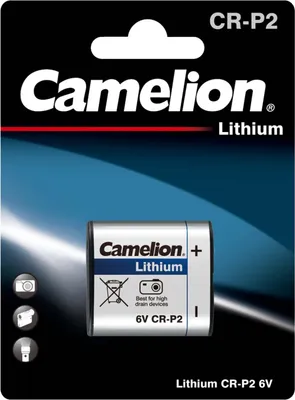 Image de Camelion Lithium CR-P2 6V pile photo (1 blister)