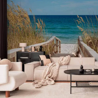 Produktbild von Vlies Fototapete - Summer at the Seaside 350x256 cm Landschaften c-C-0013-a-a