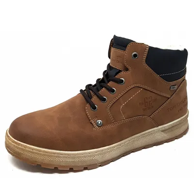 Produktbild von Tom Tailor Herren Schnürstiefel in Braun, Größe 46