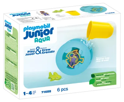 Immagine prodotto di PLAYMOBIL PLAYMOBIL 71688 Ruota d'acqua con squalo bambino 71688