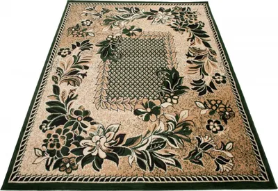 Produktbild von Tapiso Teppich ATLAS Design Blumen beige grün 250 x 300 cm
