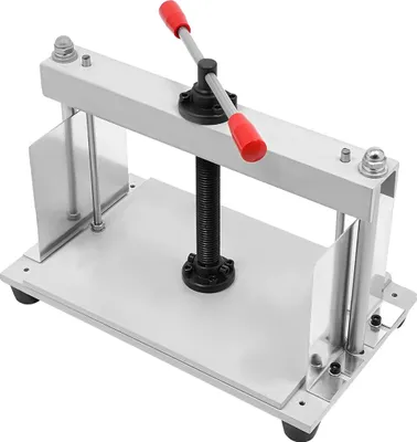 Produktbild von Papierpressmaschine, 1,5 Tonnen Druck, manuelle Bedienung, WEISS
