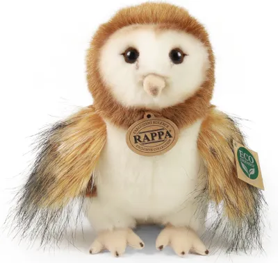 Produktbild von RAPPA Plschvogel verbrannte Eule 20 cm ECO-FRIENDLY