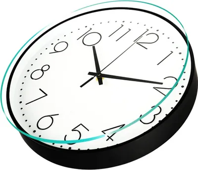 Obrázok produktu pre 8 Inch Silent Wall Clock Non Ticking Decorative Easy to Read Round Wall Clock for Home Livingroom(Black Frame White Bootom Black Word )